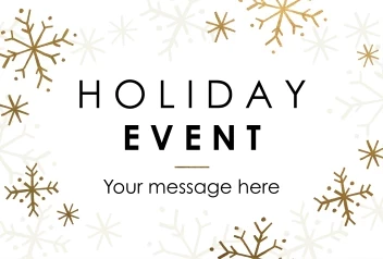 Snowflakes Holiday Event