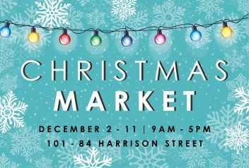 Christmas Market Snow Lights