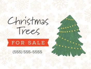 Christmas Tree Illustration Sale