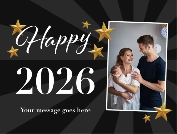 Stars New Years Banner
