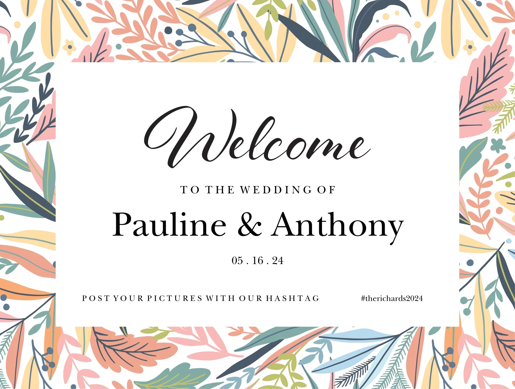 Lush Floral Welcome
