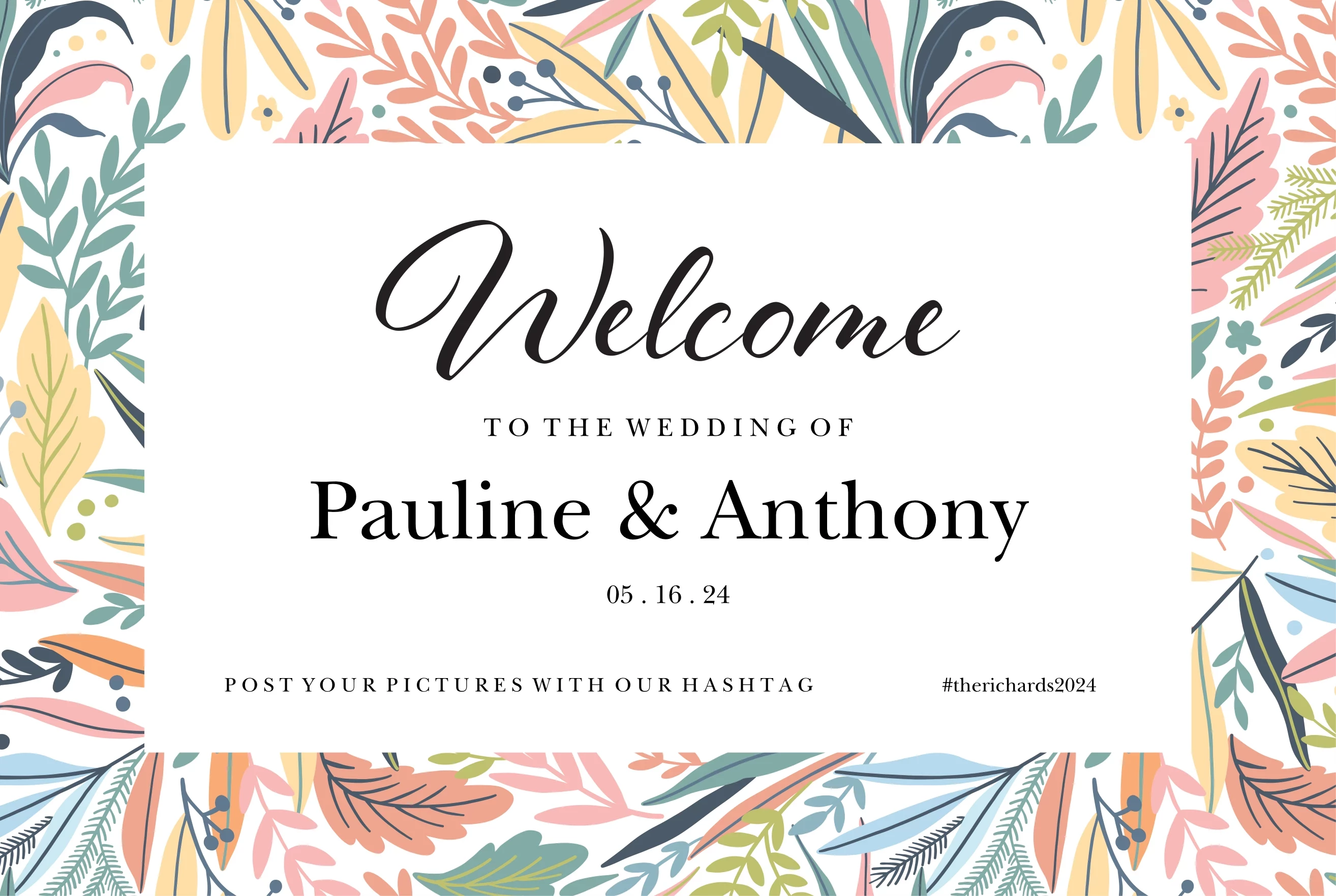 Lush Floral Welcome