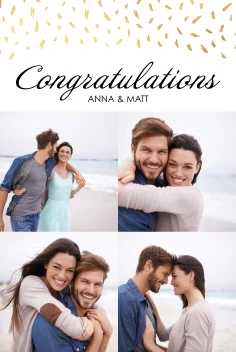 Gold Congrats Collage