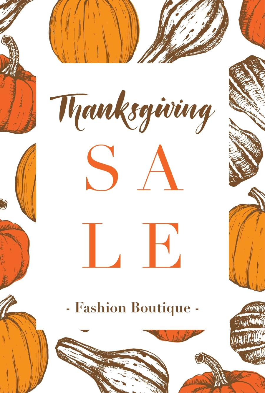 Pumpkins Orange Sale