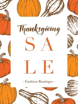 Pumpkins Orange Sale