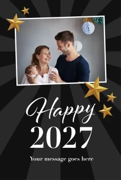 Stars New Years Banner