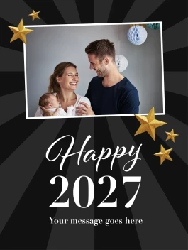Stars New Years Banner