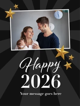 Stars New Years Banner