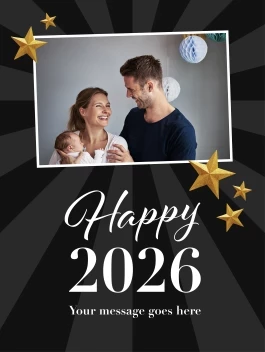 Stars New Years Banner