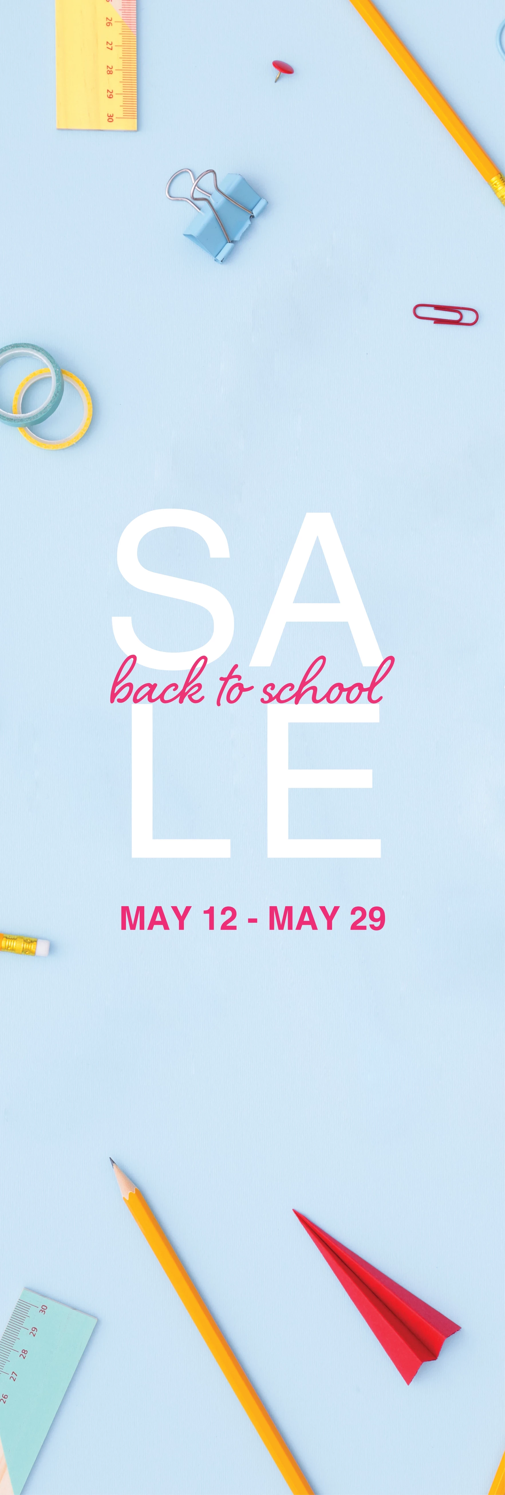 Pastel School Supplies