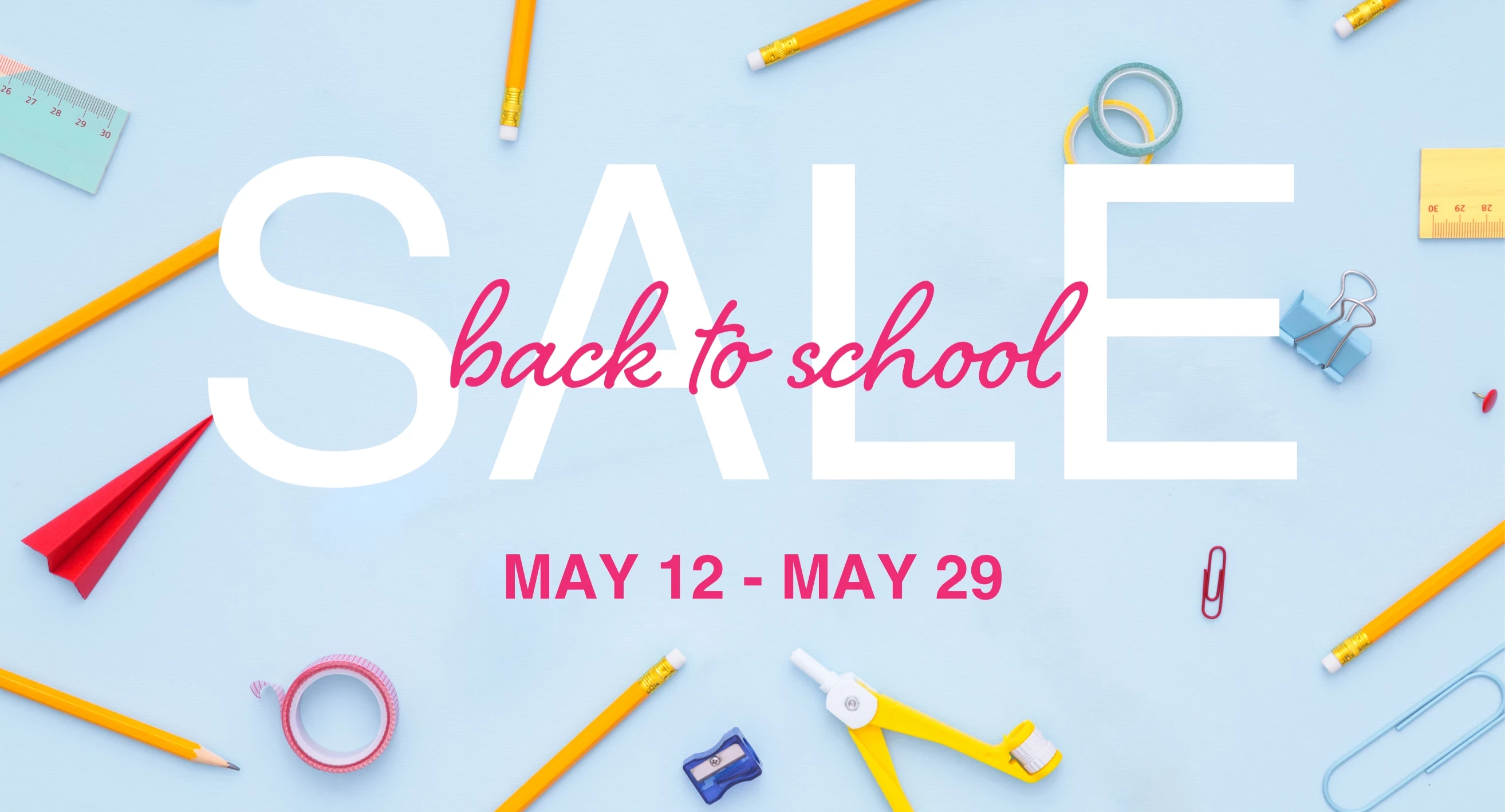 Pastel School Supplies