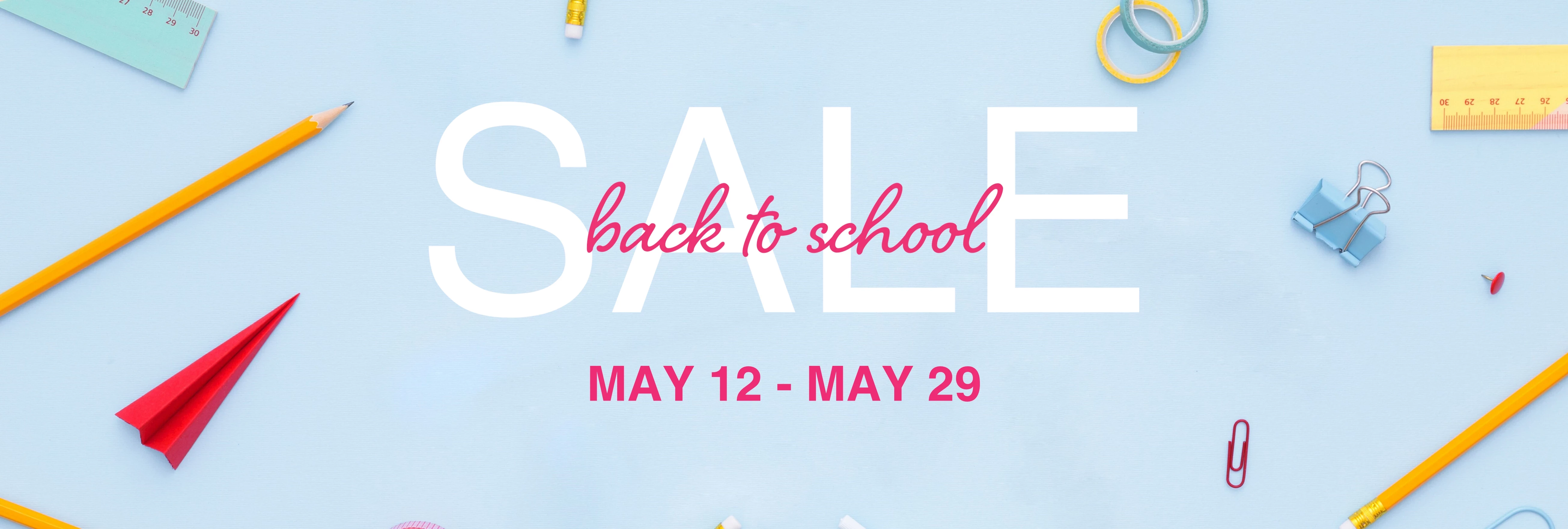 Pastel School Supplies