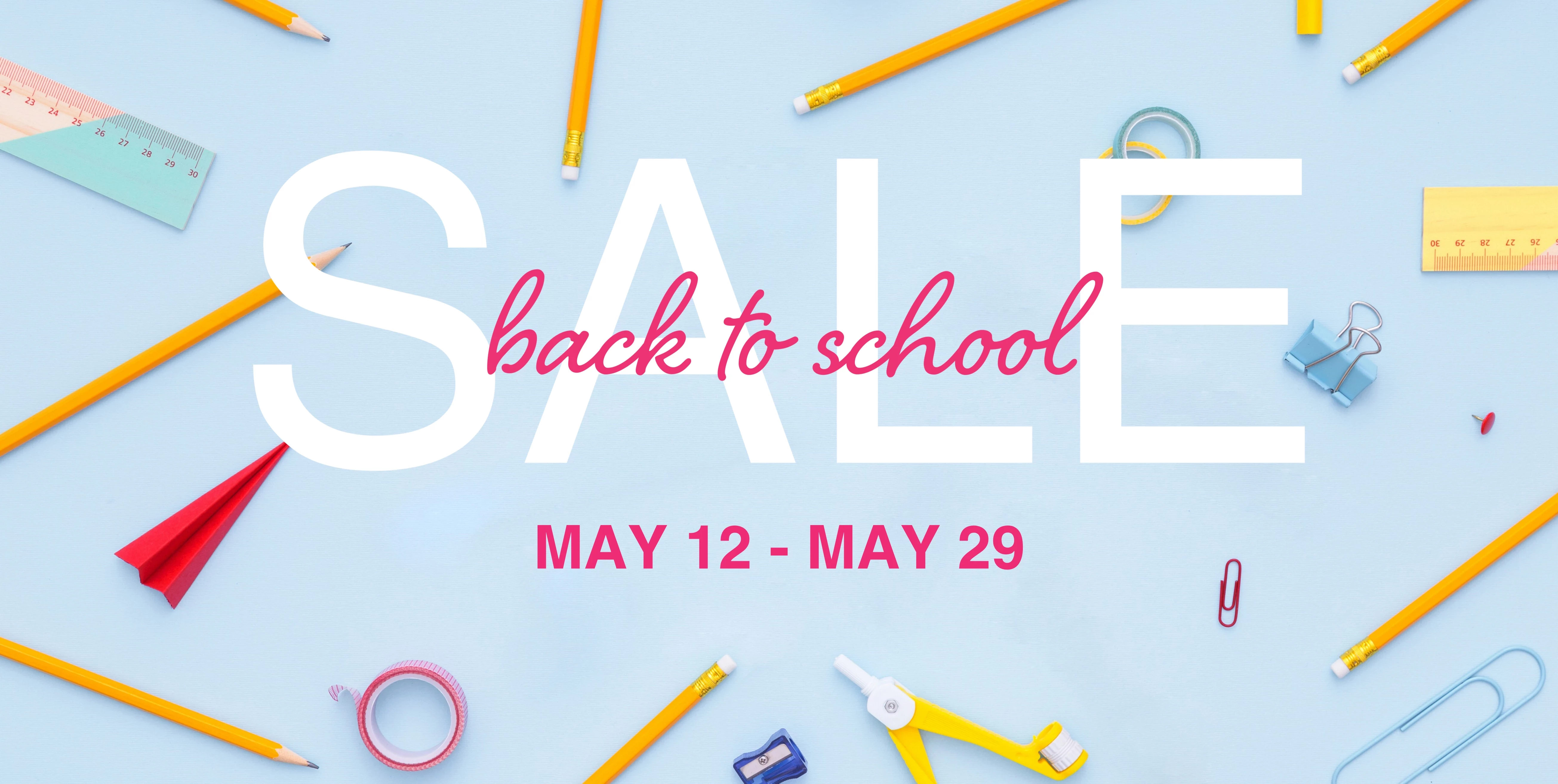 Pastel School Supplies