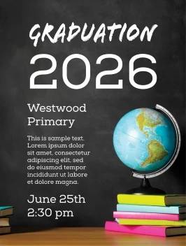 Chalkboard and Globe