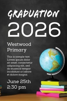 Chalkboard and Globe