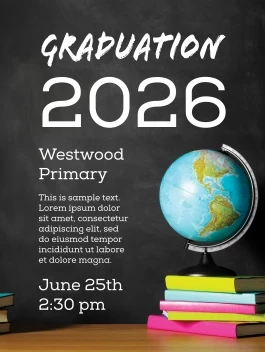 Chalkboard and Globe