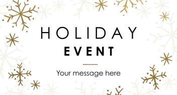 Snowflakes Holiday Event