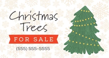 Christmas Tree Illustration Sale