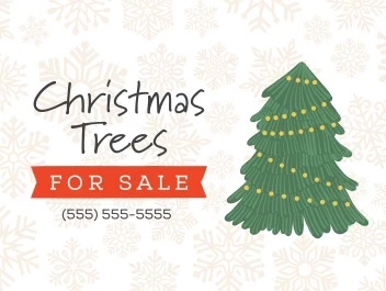 Christmas Tree Illustration Sale
