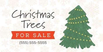 Christmas Tree Illustration Sale