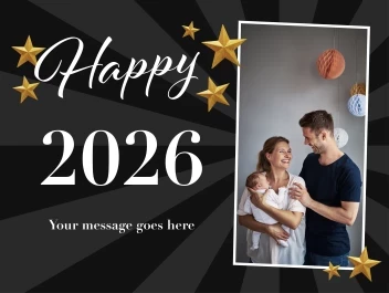 Stars New Years Banner