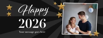 Stars New Years Banner