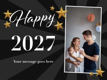 Stars New Years Banner