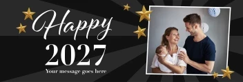 Stars New Years Banner