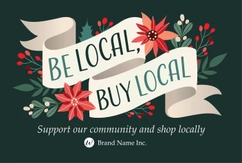 Floral Holiday Shop Local