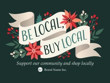 Floral Holiday Shop Local