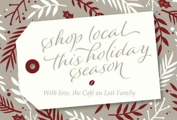Shop Local Holiday Gift Tag