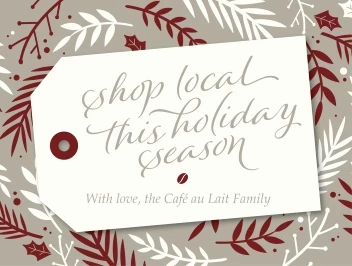 Shop Local Holiday Gift Tag
