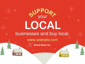 Support Local Holiday Scenery