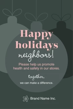 Happy Holidays to Neighbors