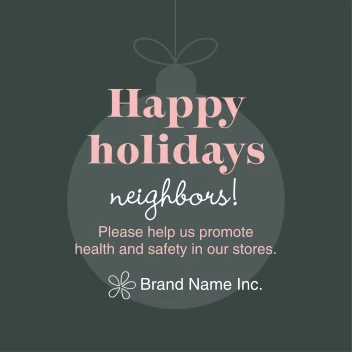 Happy Holidays to Neighbors