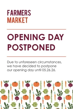 Opening Day Postponed