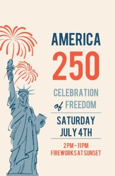 America 250 Fireworks