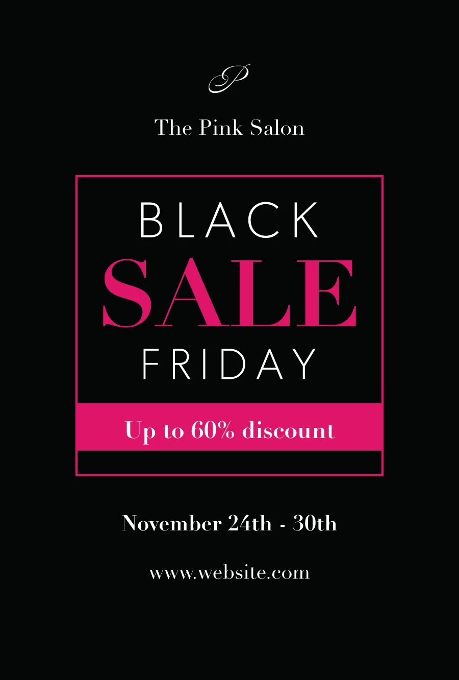 Colorful Frame Black Friday
