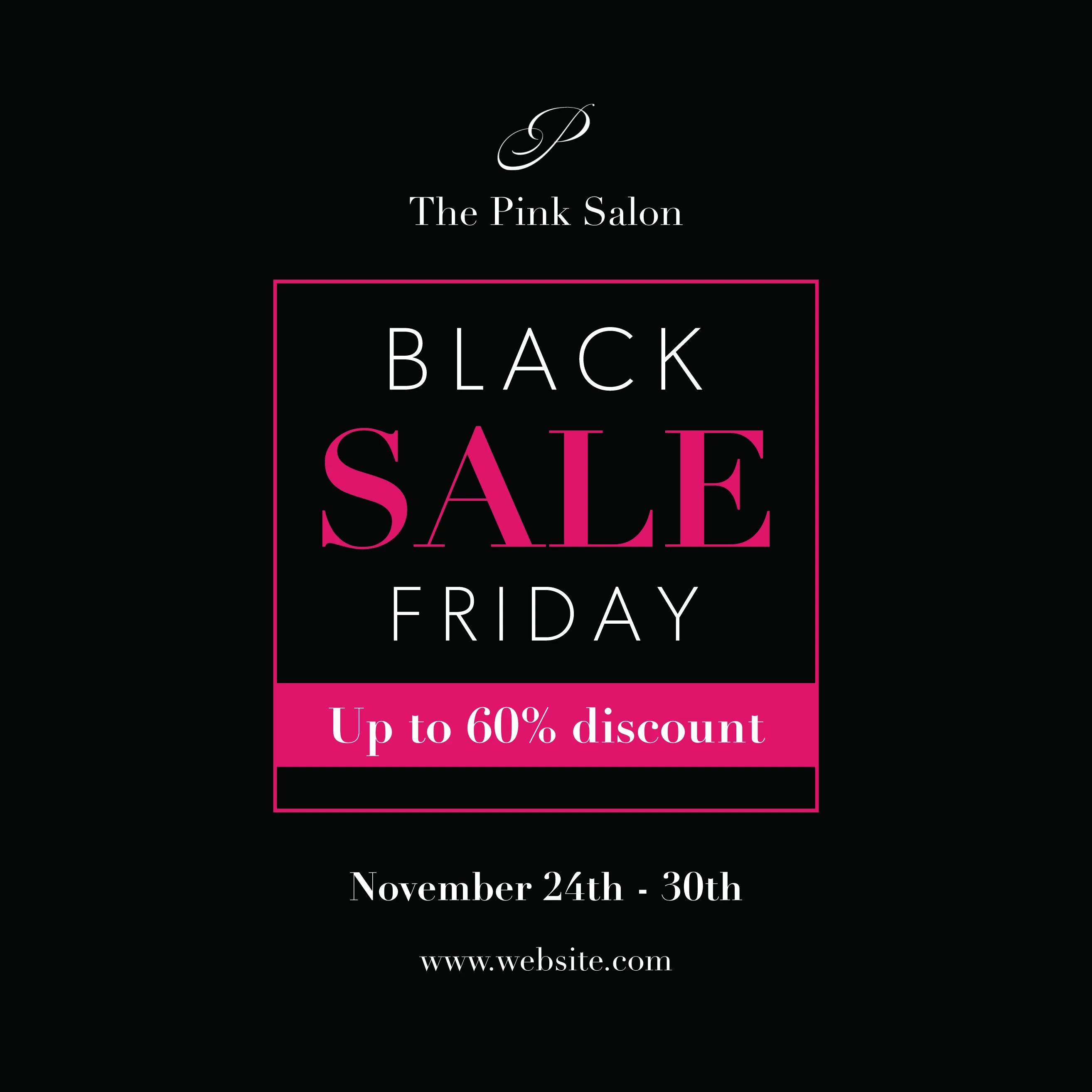 Colorful Frame Black Friday