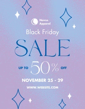 Joyful Gradient Black Friday