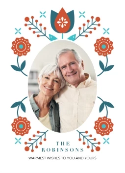 Folk Symmetry Flowers