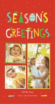 Holiday Font Illustration