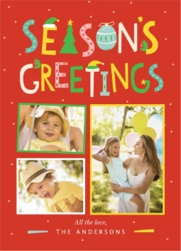 Holiday Font Illustration