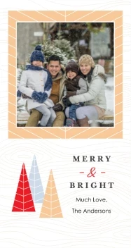 Minimal Seasons Greetings Trees