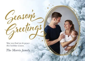 Winter Pine Seasons Greetings