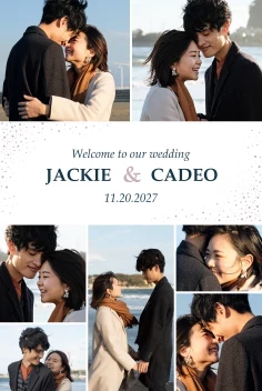 Dotted Frame Wedding