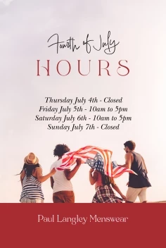 Fourth Of July Modern Message