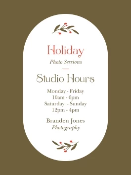 Holiday Photo Sessions