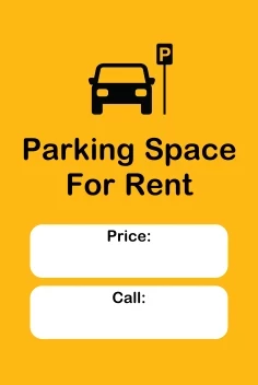 Parking Space For Rent
