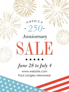 America 250 Sale